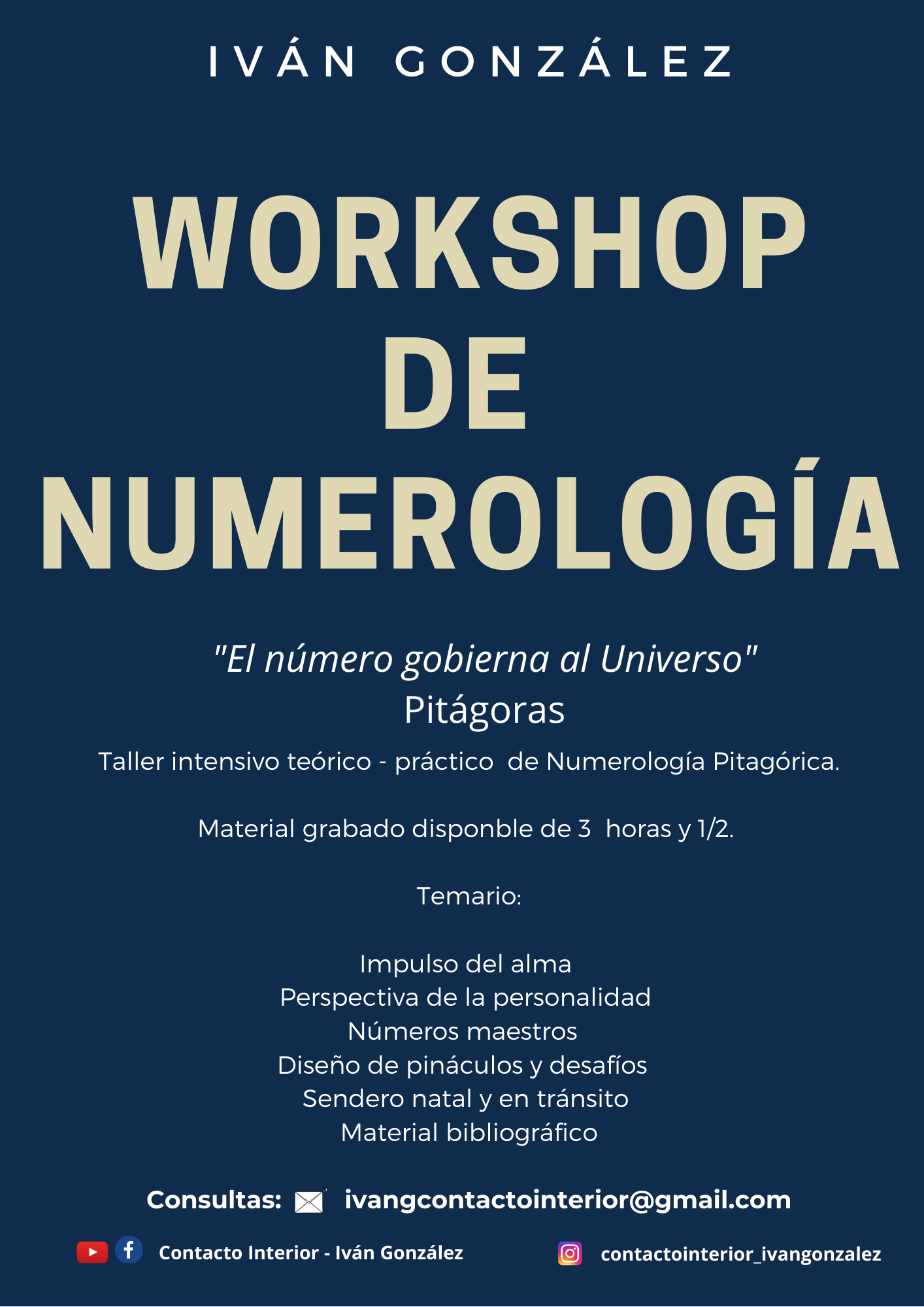 Workshop de Numerología